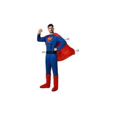 BigBuy Carnival Маскировъчен костюм за възрастни Герой от комикс Размер xl