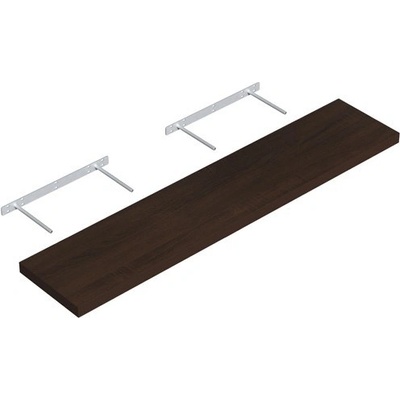 Domax Polica samonosná wenge 118 x 23,5 cm FS120/25