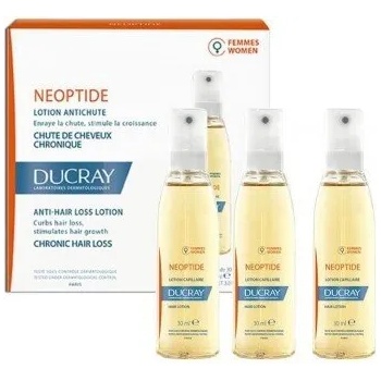 DUCRAY Лосион При хроничен косопад при жени , Ducray Neoptide Anti Hair Loss Lotion for Women 3x30ml