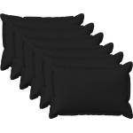 vidaXL Калъфка за възглавница 6 pcs HOUTEN Черно 40 x 60 cm (917421)
