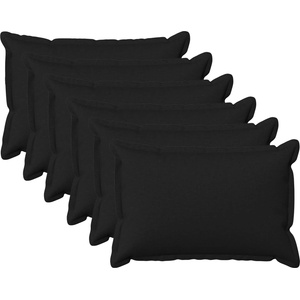vidaXL Калъфка за възглавница 6 pcs HOUTEN Черно 40 x 60 cm (917421)