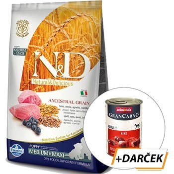 N&D LG Dog Puppy M/L Lamb & Blueberry 12 kg