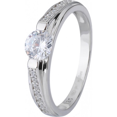 Bealio stříbrný prsten SOLITÉR výrazný 03 10198 2284