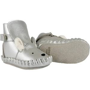 Donsje обувки за бебе от кожа Smikki Booties Polar Fox (1042602)