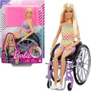 Barbie Modelka na invalidnom vozíku v kockovanom overale