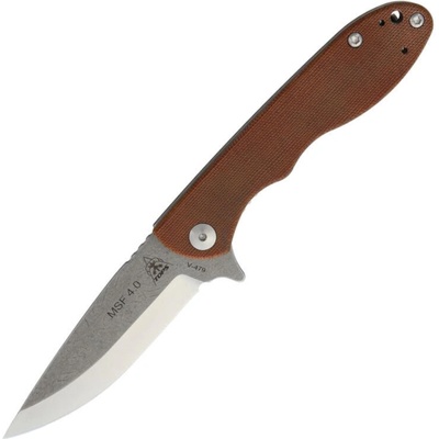 Tops Mini Scandi Folder Micarta Handle