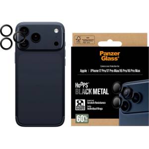 Panzer Протектор за камера PanzerGlass Hoops за iPhone 17 Pro/iPhone 17 Pro Max/iPhone 16 Pro/16 Pro Max, Black