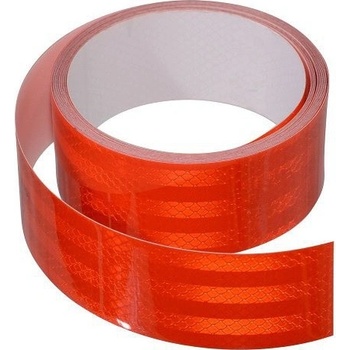 Samolepící páska reflexní 2m x 5cm červená