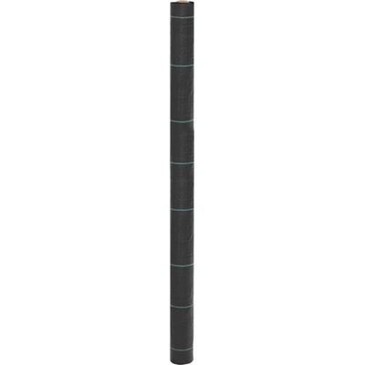 vidaXL Мембрана за плевели, черна, 1, 5x100 м, полипропилен (4005154)