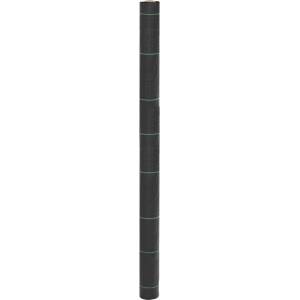 vidaXL Мембрана за плевели, черна, 1, 5x100 м, полипропилен (4005154)