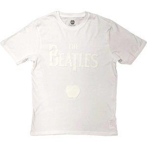 The Beatles Drop T Logo & Apple White-on-White (Hi-Build White-On-White) White L Риза (BEATTEE519MW03)