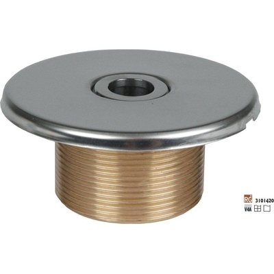Hugo Lahme vtoková tryska Ø 18 mm, červený bronz, vnější závit 2“, délka 40 mm, pro keramické a prefabrikované bazény