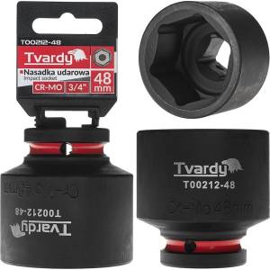 Tvardy Ударна вложка 3/4" 6-стен 48mm CR-MO 82120 (T00212-48)