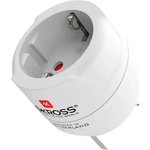 SKROSS адаптер 220V EU към UK - за контакт, европейски към британски стандарт, тип G, за пътуване (1500230CE)