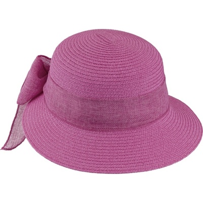 Fiebig Headwear since 1903 Dámský letní klobouk Cloche Pink