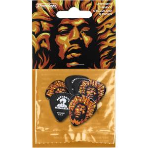 Dunlop Jimi Hendrix Guitars VD Fire 6 Перце за китара (JHP14HV)