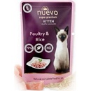 Nuevo cat Kitten Poultry with Rice 16 x 85 g