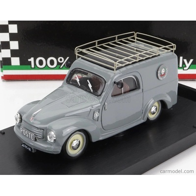 Brumm Fiat 500c Van Poste Italiane Servizio Postale Varese 1950 Grey 1:43