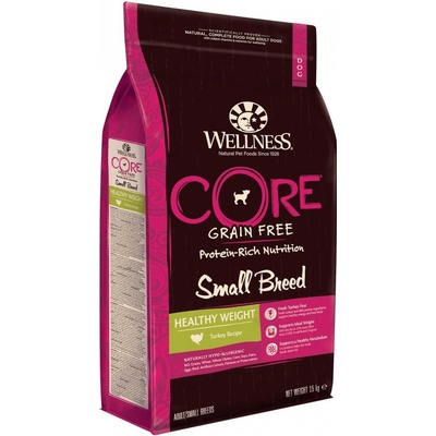 Wellness Core Small Breed Healthy Weight Turkey Recipe 1,5 kg