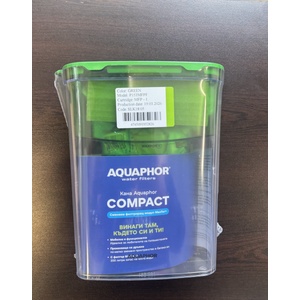 AQUAPHOR ФИЛТРИРАЩА КАНА aquaphor compact 2.5л С 1бр ФИЛТЪР mfp ЗЕЛЕНА (190068)