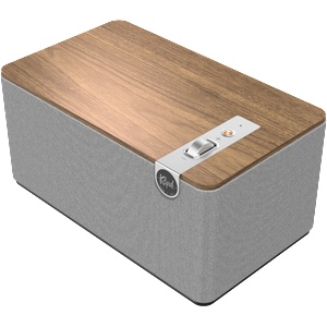 Klipsch Тонколона Klipsch The Three Plus Walnut, 120W, 2.1, 45Hz, USB+USB-C, Type-A, RCA, Bluetooth, Мобилно приложение, Орехово дърво/сив (1071968) HiFi системи