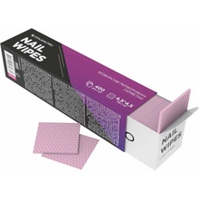 Staleks ružové perforované bezprašné štvorčeky na nechty EXPERT 400 ks WE-400