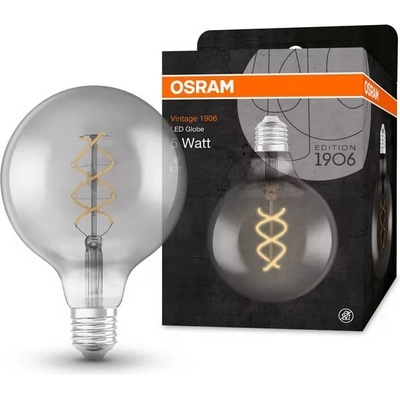 OSRAM LED КРУШКА VINTAGE 1906 GLOBE125 E27 4W 250Lm 1800K SMOKE25 (20240156)