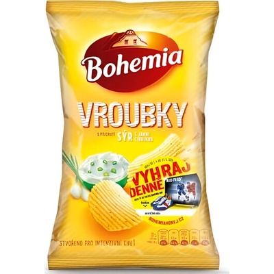Bohemia vroubky sýr s jarní cibulkou 120 g