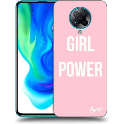 Púzdro Picasee silikónové Xiaomi Poco F2 Pro - Girl power čiré