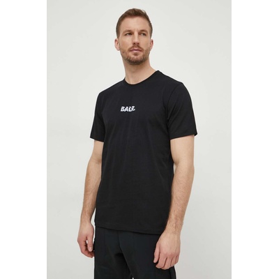 BALR Памучна тениска BALR. Glitch в черно с принт B1112 1243 (B1112.1243)