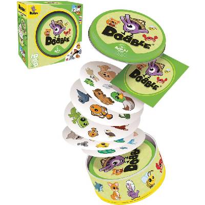 ASMODEE Hra postřehová Dobble ZOO new v plechové krabičce *SPOLEČENSKÉ HRY*