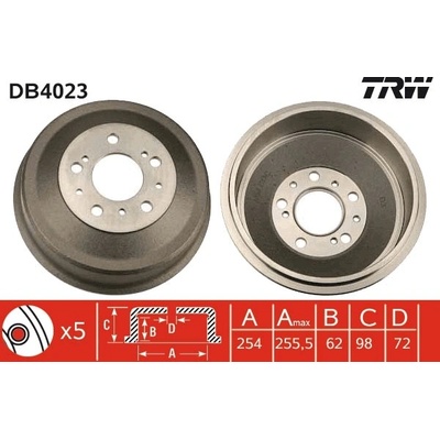 Brzdový buben TRW DB4023