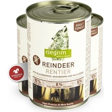 Isegrim Adult Reindeer with Blackberries Mushrooms and Wild Herbs 400 g