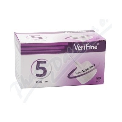 Verifine 5 Jehly 31G 0,25 x 5 mm 100 ks