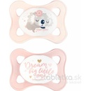 Canpol Babies symetrických silikon cumlíkov Sleepy Koala ružová 2 ks