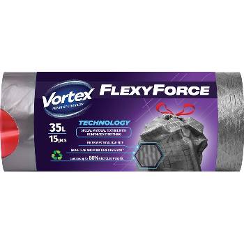 Vortex Торби за отпадъци Vortex - Flexy Force, 35 l, 15 броя (1100035256)