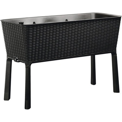Vyvýšený záhon KETER Easy Grow samozavlažovací 114 x 49 x 76 cm plastový antracit
