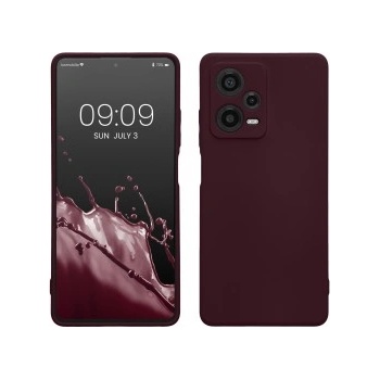 kwmobile Калъф за Xiaomi Redmi Note 12 Pro+ 5G / Note 12 Pro Plus 5G - тъмночервен - 56445