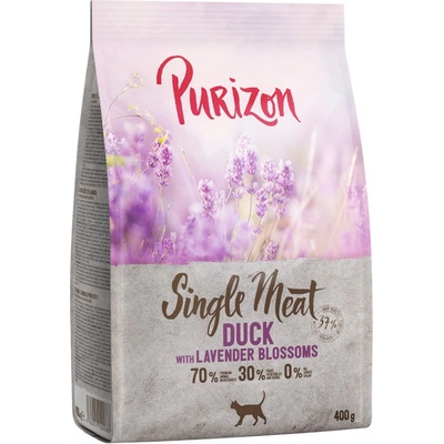 Purizon Single Meat kačacie s kvetmi levandule 0,4 kg