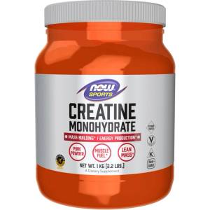 NOW NOW Creatine Monohydrate Powder, 1000 Grams - fitnesdobavki - 72,17 лв