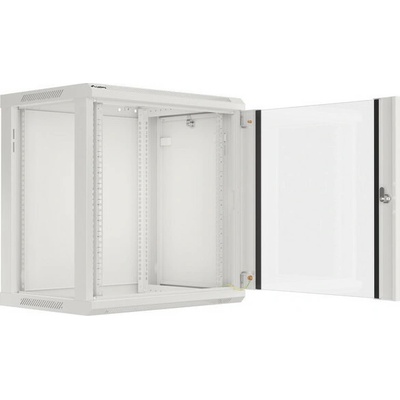 Sonstige 19'' 12U nástenná inštalačná skriňa 600X450mm sivá (sklenené dvere)
