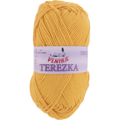 VLNIKA Příze Terezka Varianta: 125 tmavě žlutá