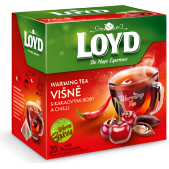 Loyd ovocný čaj višně s kakaovými boby a chilli 20 x 2 g