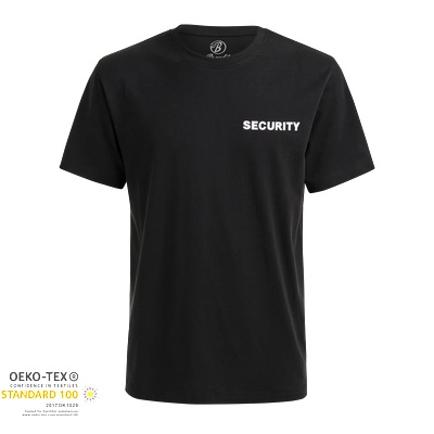 Brandit Мъжка тениска в черен цвят Brandit SecurityBW-4201-2 - Черен, размер XXL