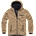 Brandit Яке с качулка от полар Brandit Teddyfleece Worker, цвят камел (5024.70)