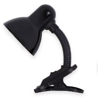 Настолна Лампа със щипка Kara, Е27, Черна (1000682)