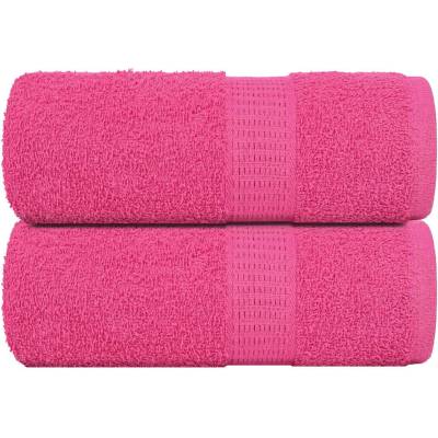 vidaXL Кърпи за пране FROGN 2 бр. Розови 30x30 см 360 г/м2 (137040)