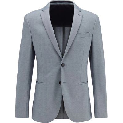 Hugo Сако Hugo Men's 's Long Sleeve Zip Tailored Fit Blazer - Open Blue