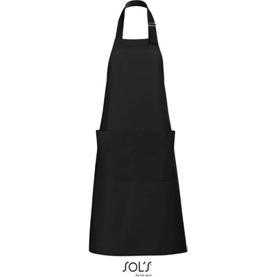 SOL´S GALA Dětská zástěra s laclem black