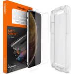 Spigen iPhone 11 SPIGEN EZ FIT протектор за екран стъкло 2.5D, 9H + рамка, TRANSFER 064GL24818 (064GL24818)